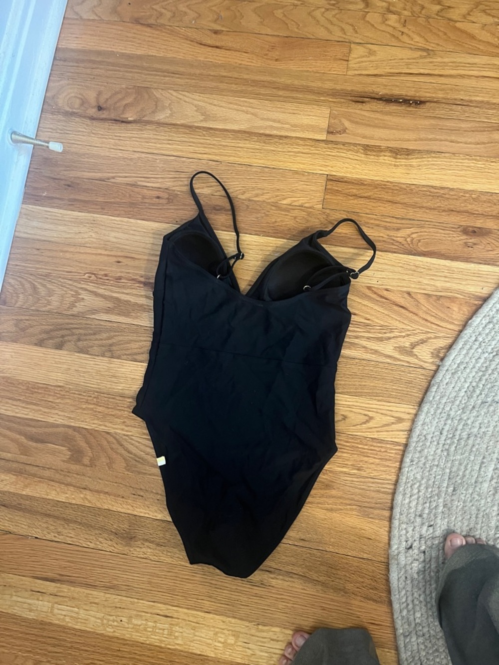 Summer salt black one piece v neck swimsuit size 4 - Picture 3 of 3